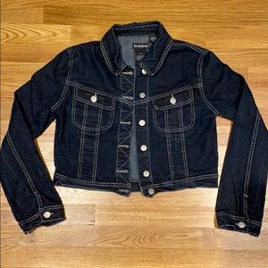 bebe denim jacket size S